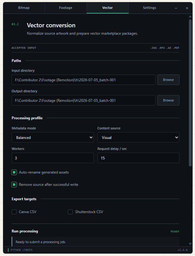 Tampilan Metacraft